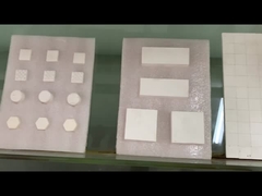 Placa de suportação cerâmica impacto feito sob encomenda do forro do azulejo da zircônia de 20% do anti