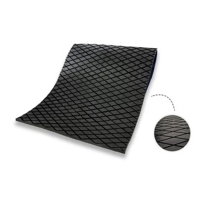 Polia principal Diamond Grooved Rubber Pulley Lagging da folha de borracha do retardamento da polia do transporte