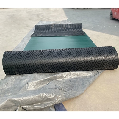 Retardamento da polia de Diamond Groove Rubber Sheet For do cilindro do transporte