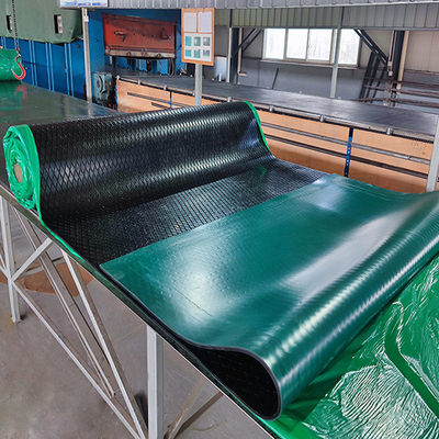Retardamento de borracha da polia do transporte do diamante resistente alto da abrasão para o setor mineiro