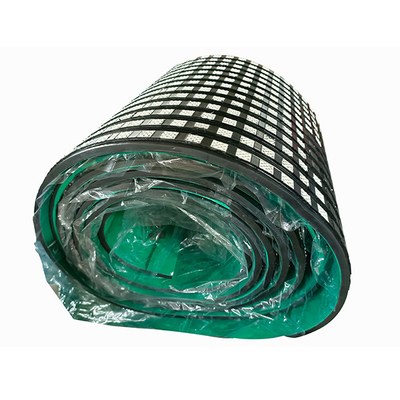 Retardamento cerâmico de borracha longo 15mm grosso de retardamento cerâmico da polia 10m da polia 12mm do cilindro do transporte