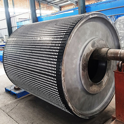 Anti desgaste do deslizamento - retardamento cerâmico de borracha de ligamento de retardamento do cilindro da camada da NC da polia cerâmica resistente