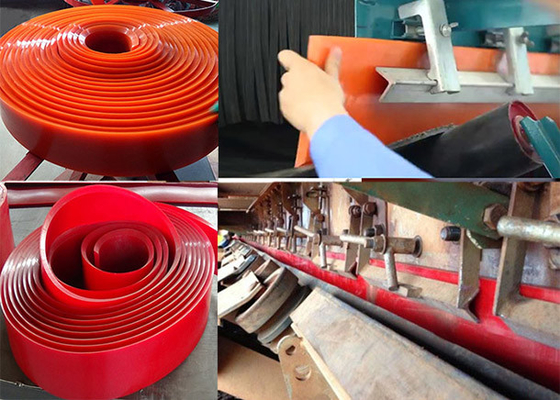 Contorno de selagem de contorno resistente do uretano da correia transportadora dos produtos do poliuretano da abrasão