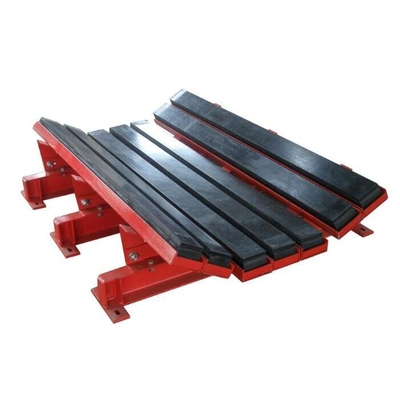 A cama de borracha do rolo do impacto do slider do poliuretano de UHMWPE veste - o amortecedor ajustável resistente
