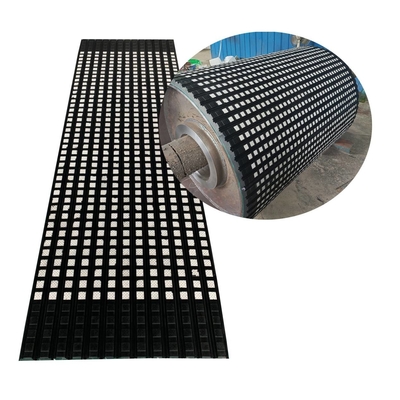 A camada de ligamento da NC suportou a cerâmica cerâmica da alumina de Mats Pulley Lagging With 95%