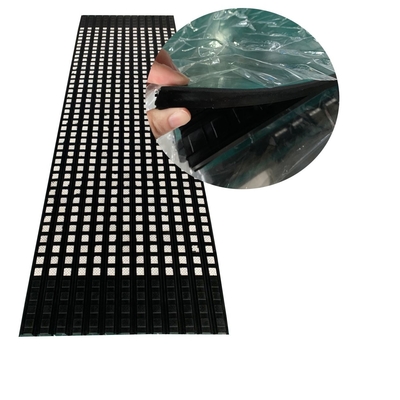 Placa de borracha Diamond Ceramic Pulley Lagging Lining com camada do contato