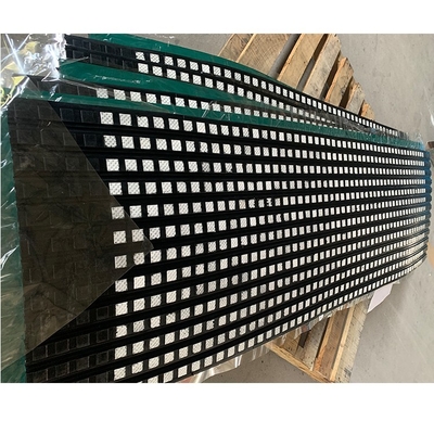 Folha de borracha de retardamento do retardamento da polia do cilindro cerâmico NR SBR da alumina de 95%