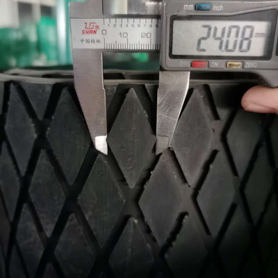 12mm vulcanizou o retardamento de borracha de ligamento da polia do cilindro do retardamento da polia do transporte da camada