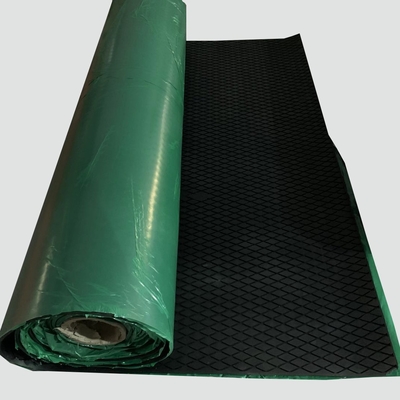 Tipo e Diamond Grooved Rubber Lagging Sheet lisos para o rolo do transporte