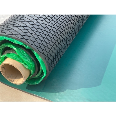 Folha de retardamento de borracha do cilindro de Diamond Pattern Conveyor Pulley Lagging 10 medidores