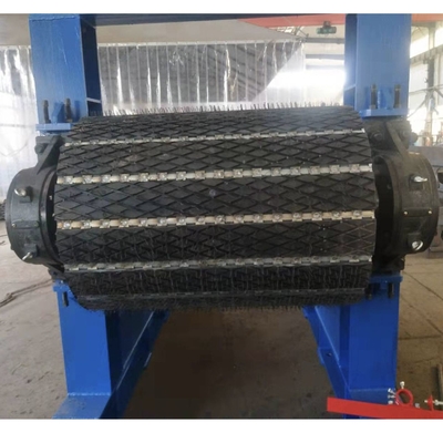 Corrediça em Diamond Groove Rubber Lagging Sheet para o rolo do transporte