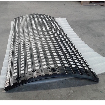 Parafuso no retardamento Rim Ceramic Rubber Pulley Lagging substituível da polia do transporte
