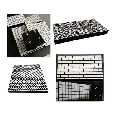 Placa cerâmica do desgaste da alumina ZTA de 99% que alinha de aço suportado
