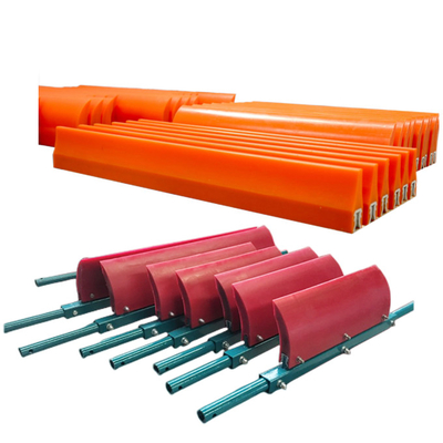 Raspador mais limpo superior 450mm secundários preliminares da correia transportadora do poliuretano