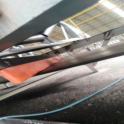 Líquido de limpeza da correia transportadora do poliuretano mim tipo raspador diagonal do arado para a correia do retorno