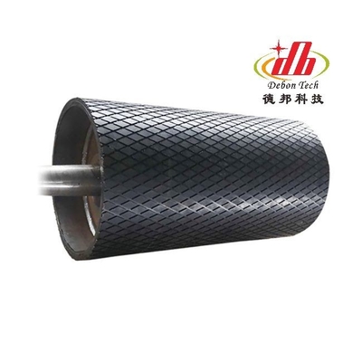 Material de retardamento de borracha natural de retardamento da polia da polia do transporte de desenhos em espinha