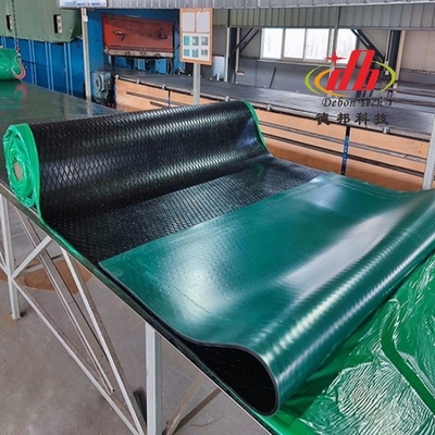Material de retardamento de borracha natural de retardamento da polia da polia do transporte de desenhos em espinha