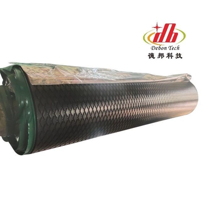 Rolo de roleta de diamante preto de desempenho superior de 10 mm para transportadores