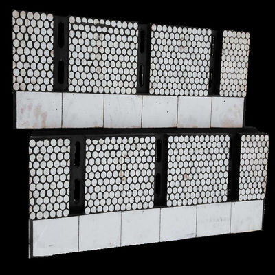 Dos forros cerâmicos do desgaste do transporte forro de borracha cerâmico industrial